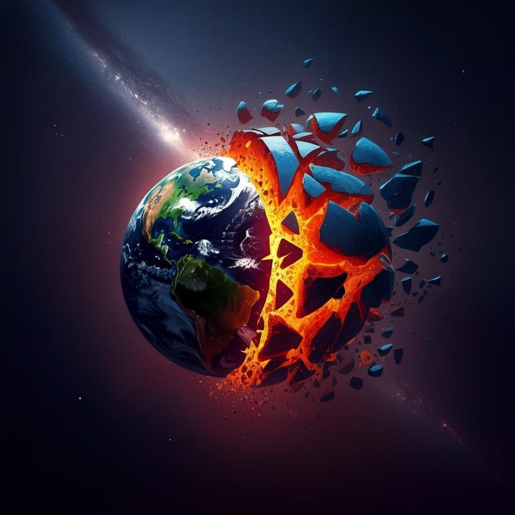 Shattered Earth: Cosmic Horror Meets Dystopian Vision