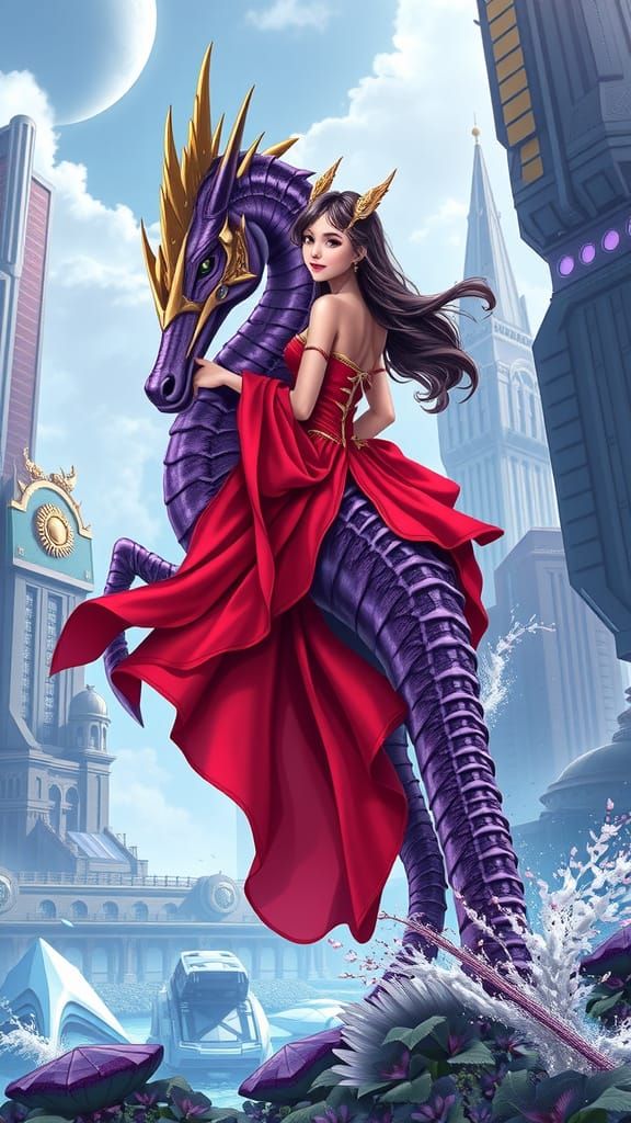 Regal Fantasy in a TechnoCore City