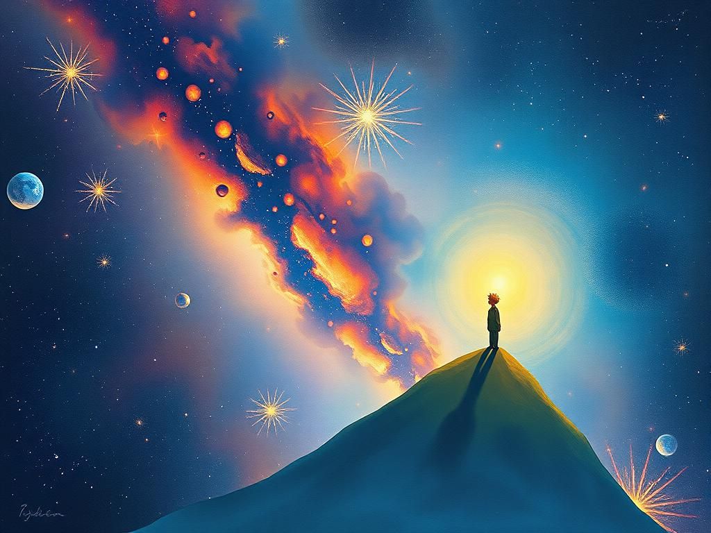 The Little Prince in Quantum Equilibrium