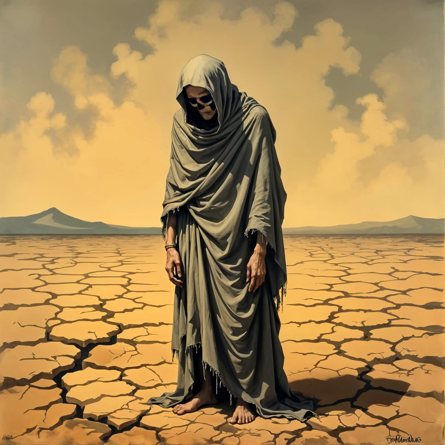 AI Generates Abstract Representation of Marasmus