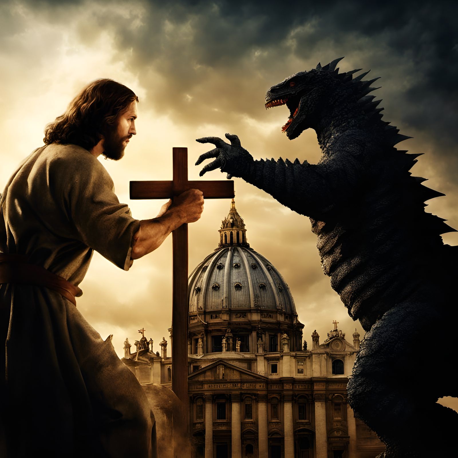 God vs. Godzilla: The Raptor Rapture