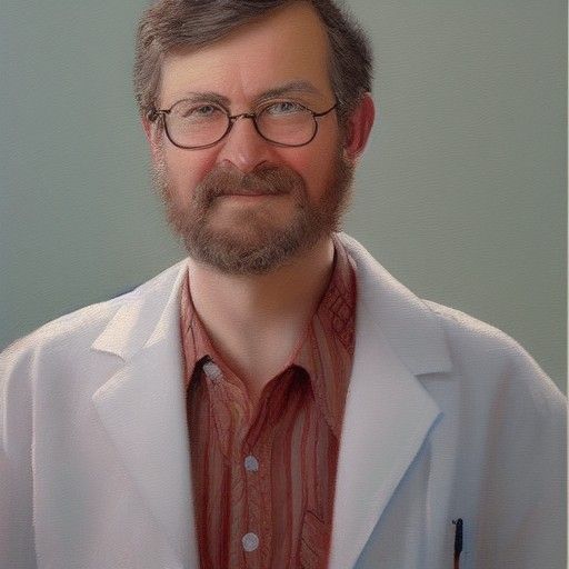 Western Gynecologist as Oil Painting