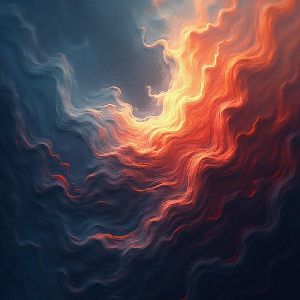 Fractal Flame: Abstract Digital Painting of Computation