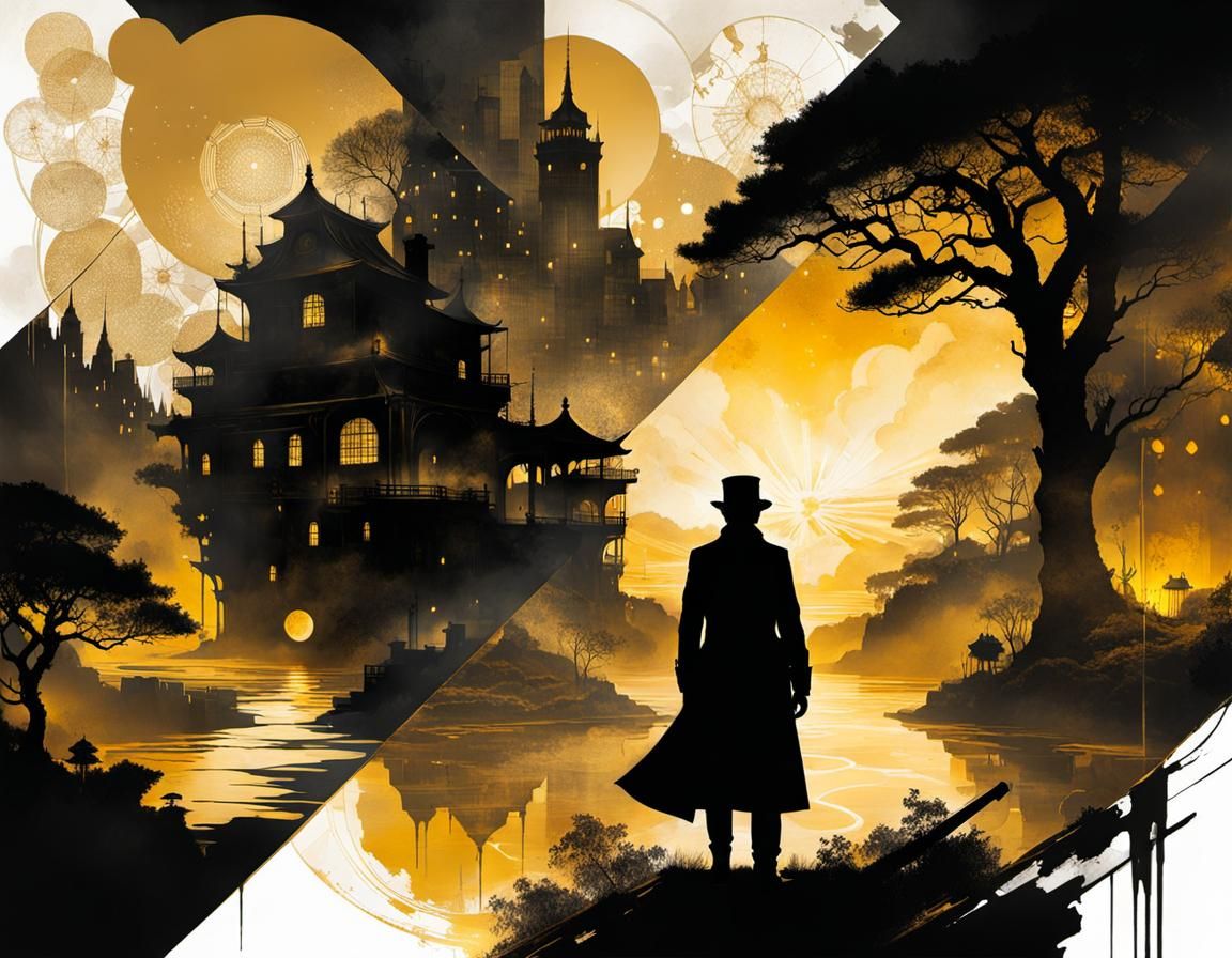 Whimsical Treasure Map in Vintage Comic Style