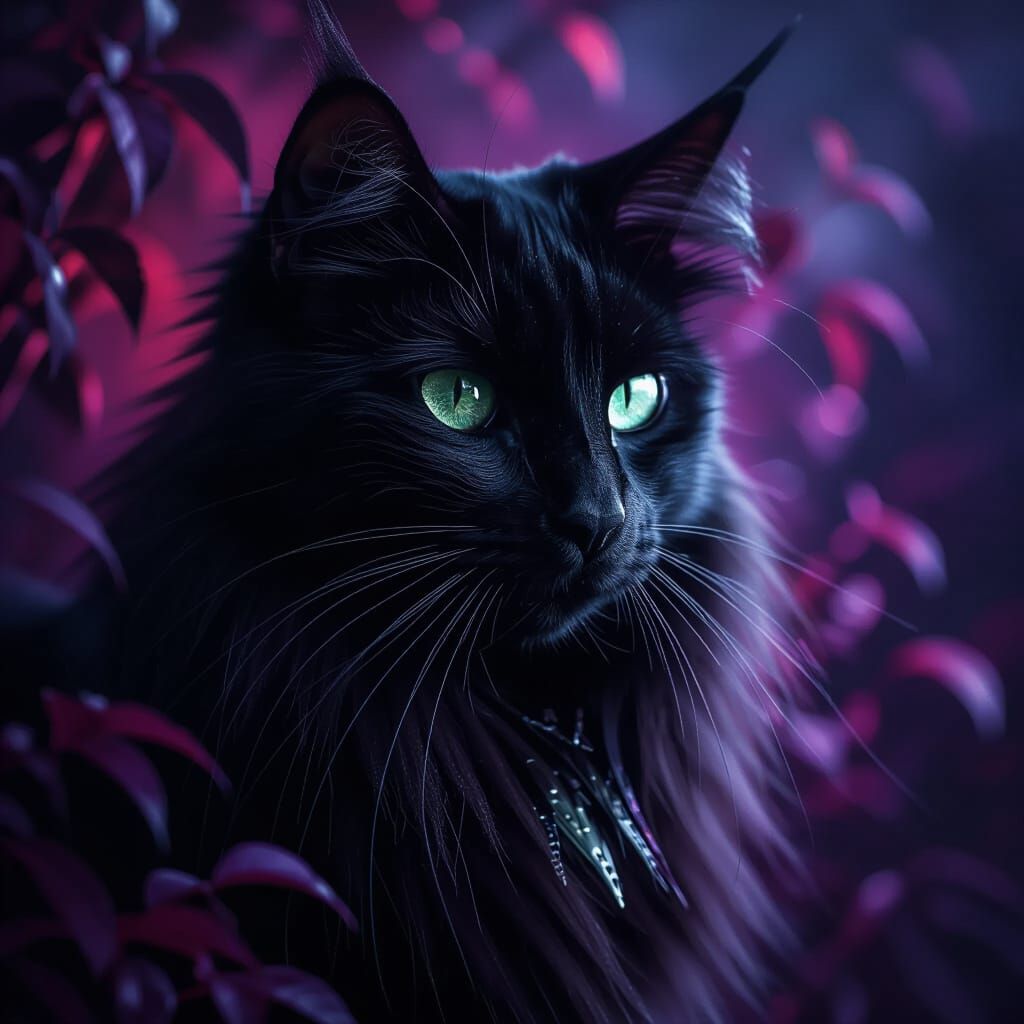 Freyja as a Black Cat Goddess of Death and Love