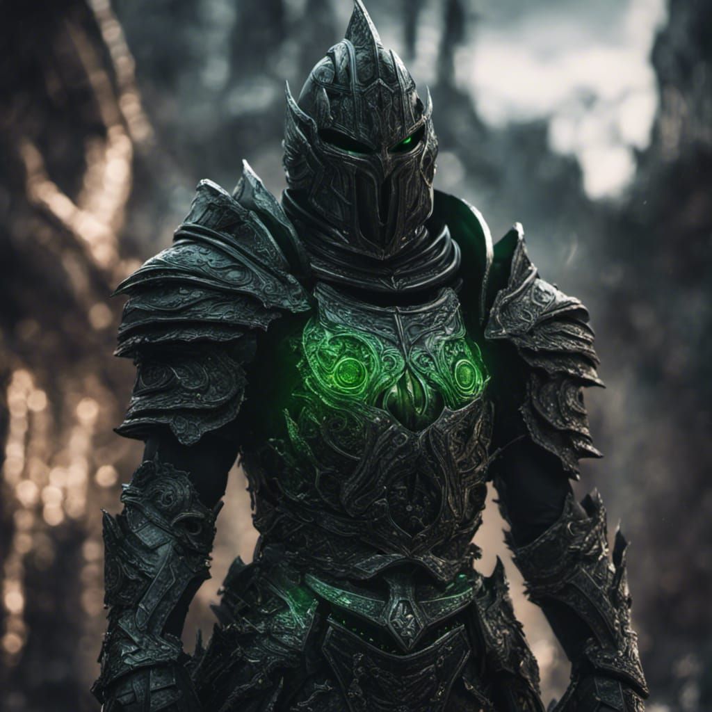 Void Knight of the Kingdom with Black Armor