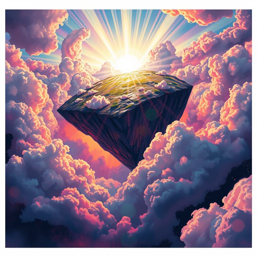 Cosmic Dawn: Emerging World in Ethereal Radiance