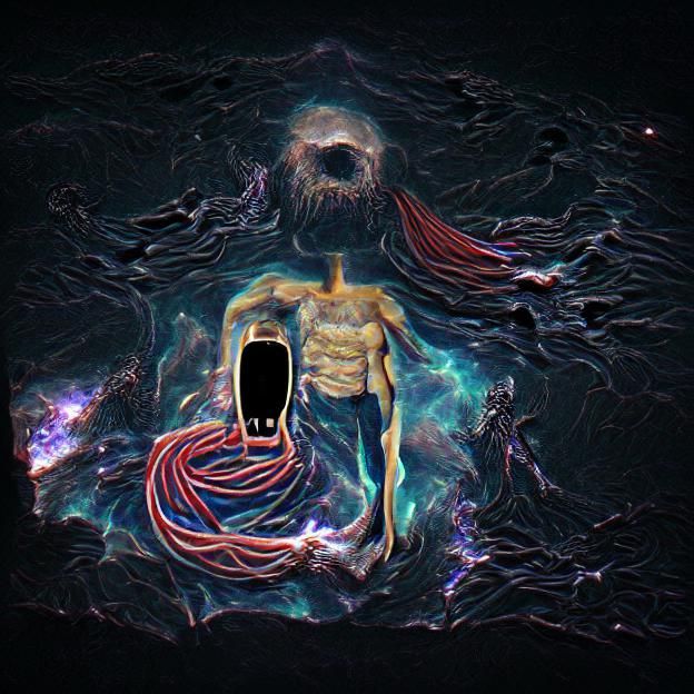 Dying God Drifting in the Void