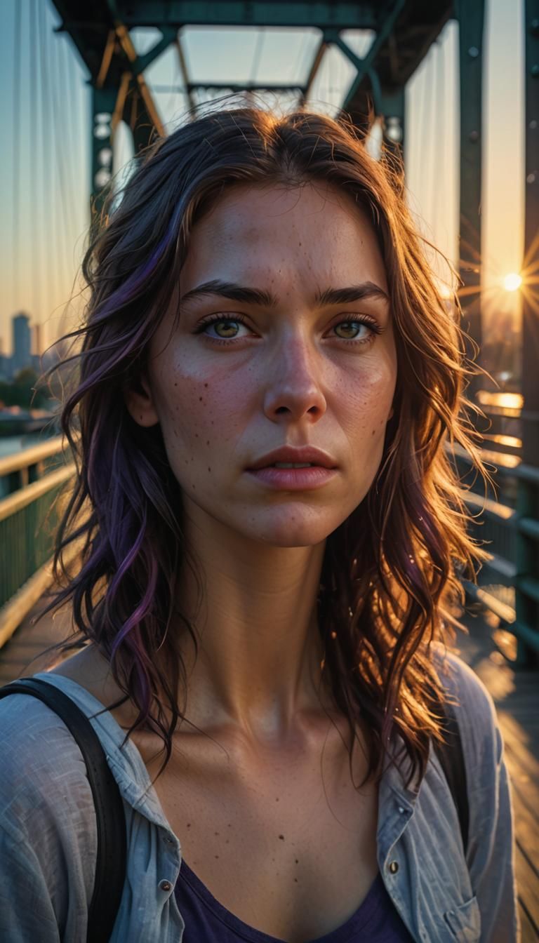 Fear and Hope: A Hyperrealistic Portrait