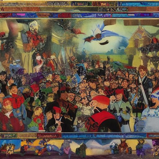 Vampire Tournament in Animated Style