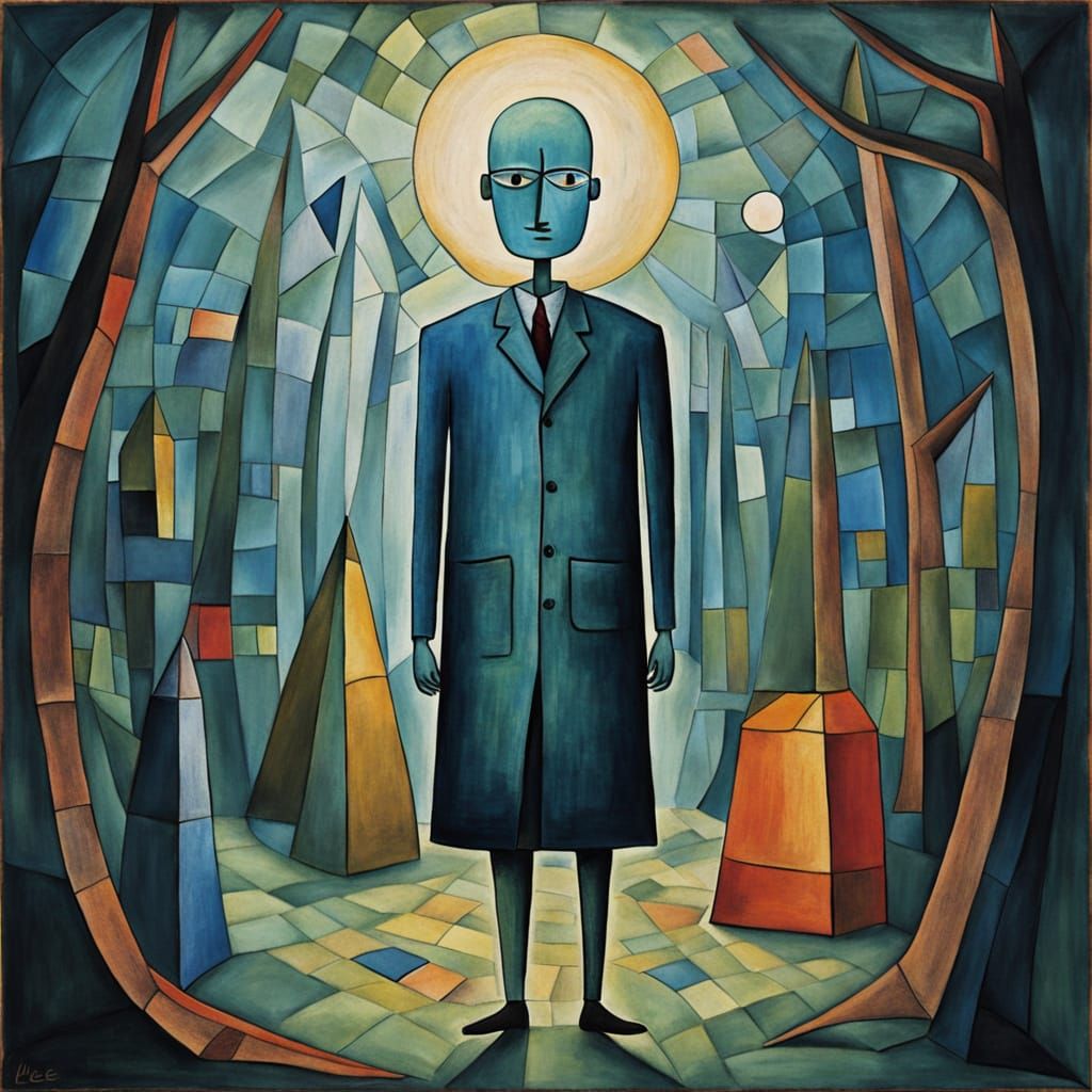 Abstract Landscape in Expressionist Style