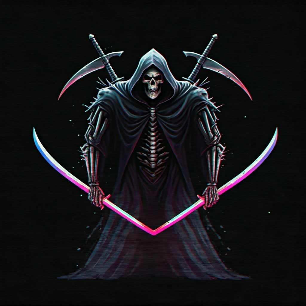 Grim Reaper Crafts Prismatic Death Mech: VHS Horror