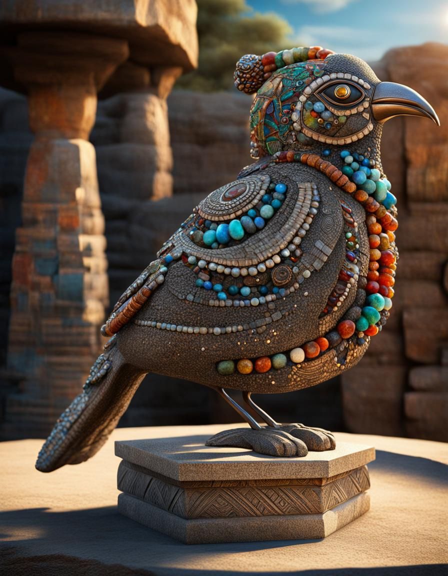 Great Zimbabwe Stone Bird Concept Art