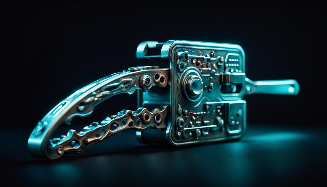 Eerie Biopunk Can Opener in a Dark Kitchen
