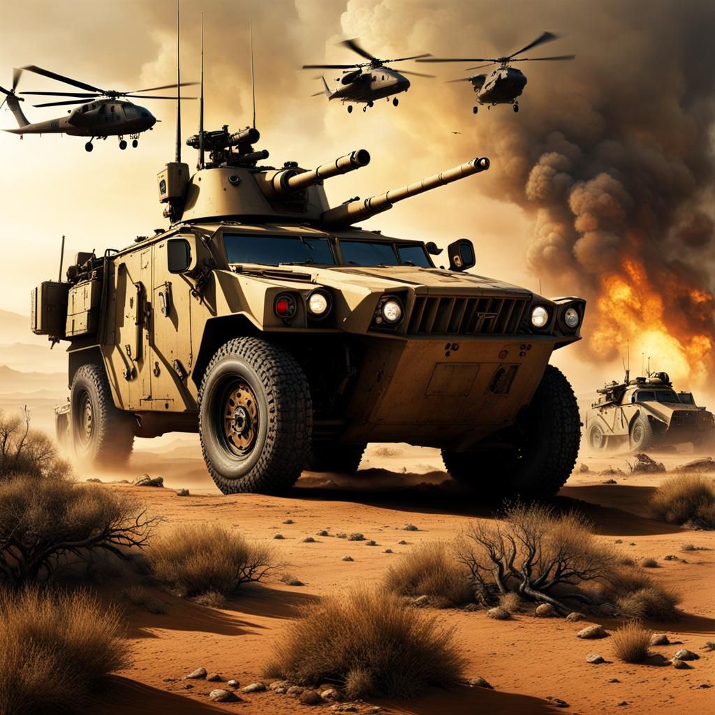 Wasteland Mutants vs Human Survivors at Dawn