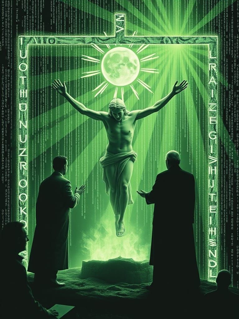 Cyberpunk Rebirth of a Biblical Figure