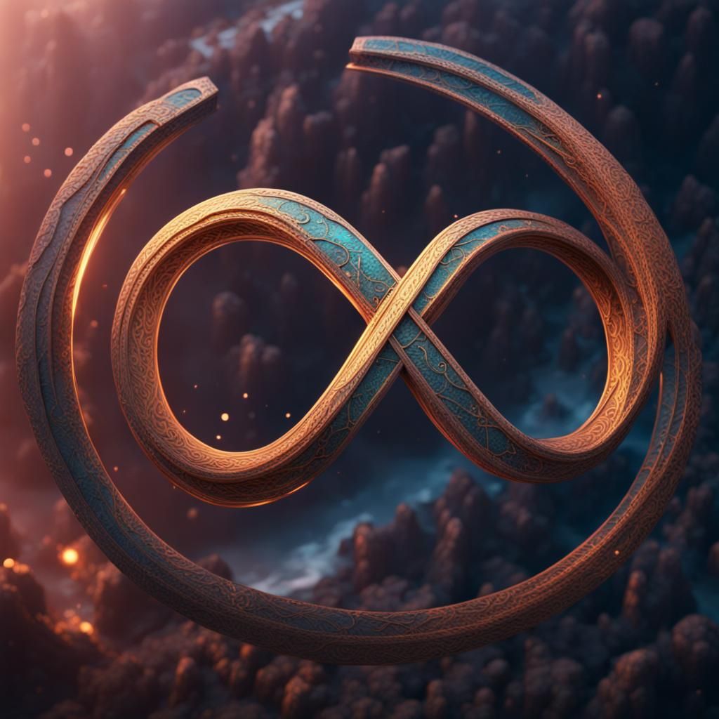 Detailed Infinity Symbol Matte Painting