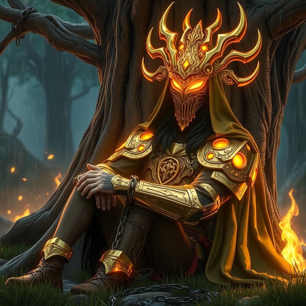 Your cape, is on fire.