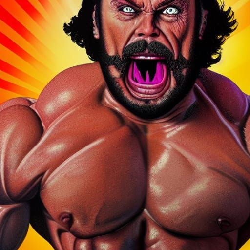 Hyperrealistic Armored Warrior Portrait in Dark Fantasy Styl...