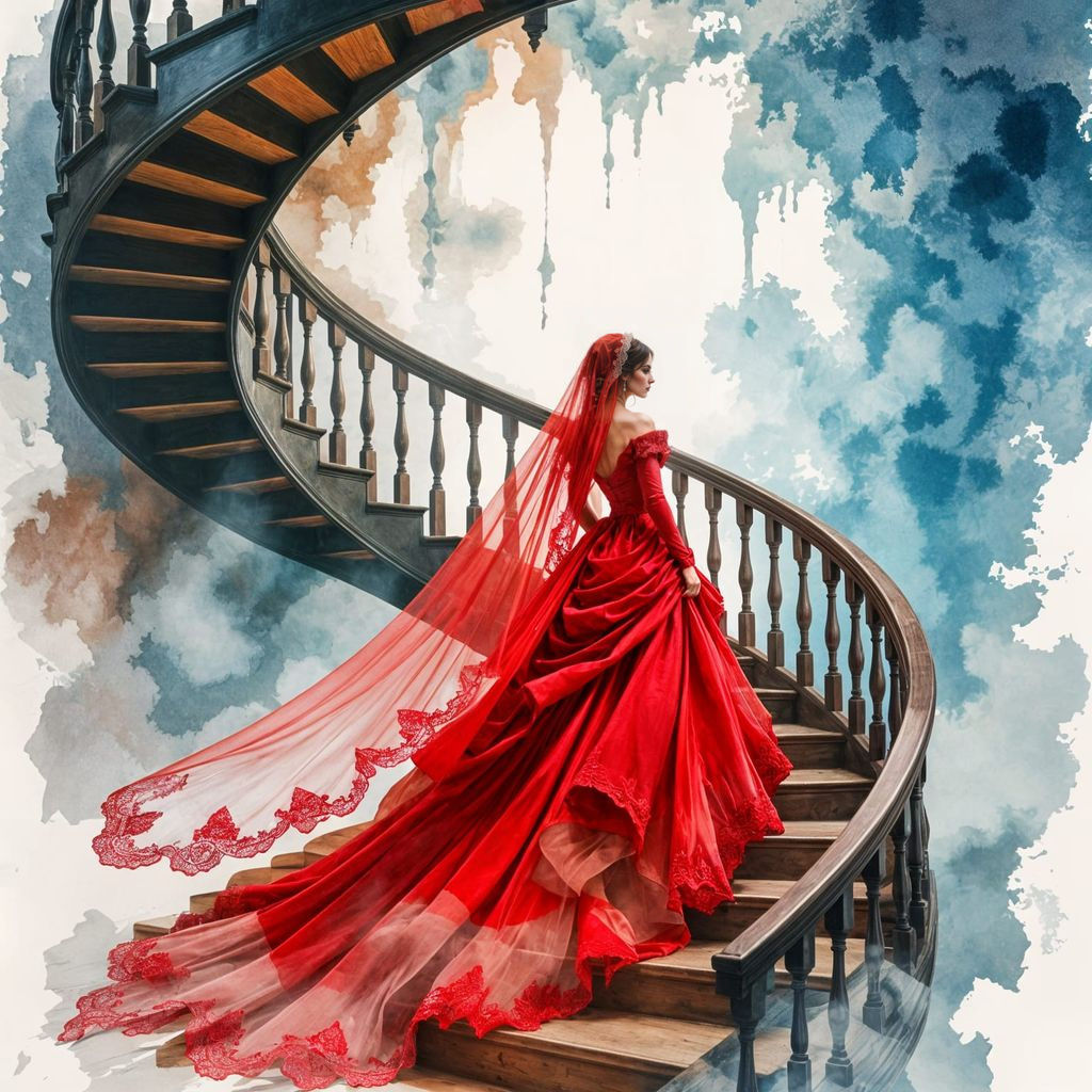 Elegant DNA Staircase to Abyssal Darkness