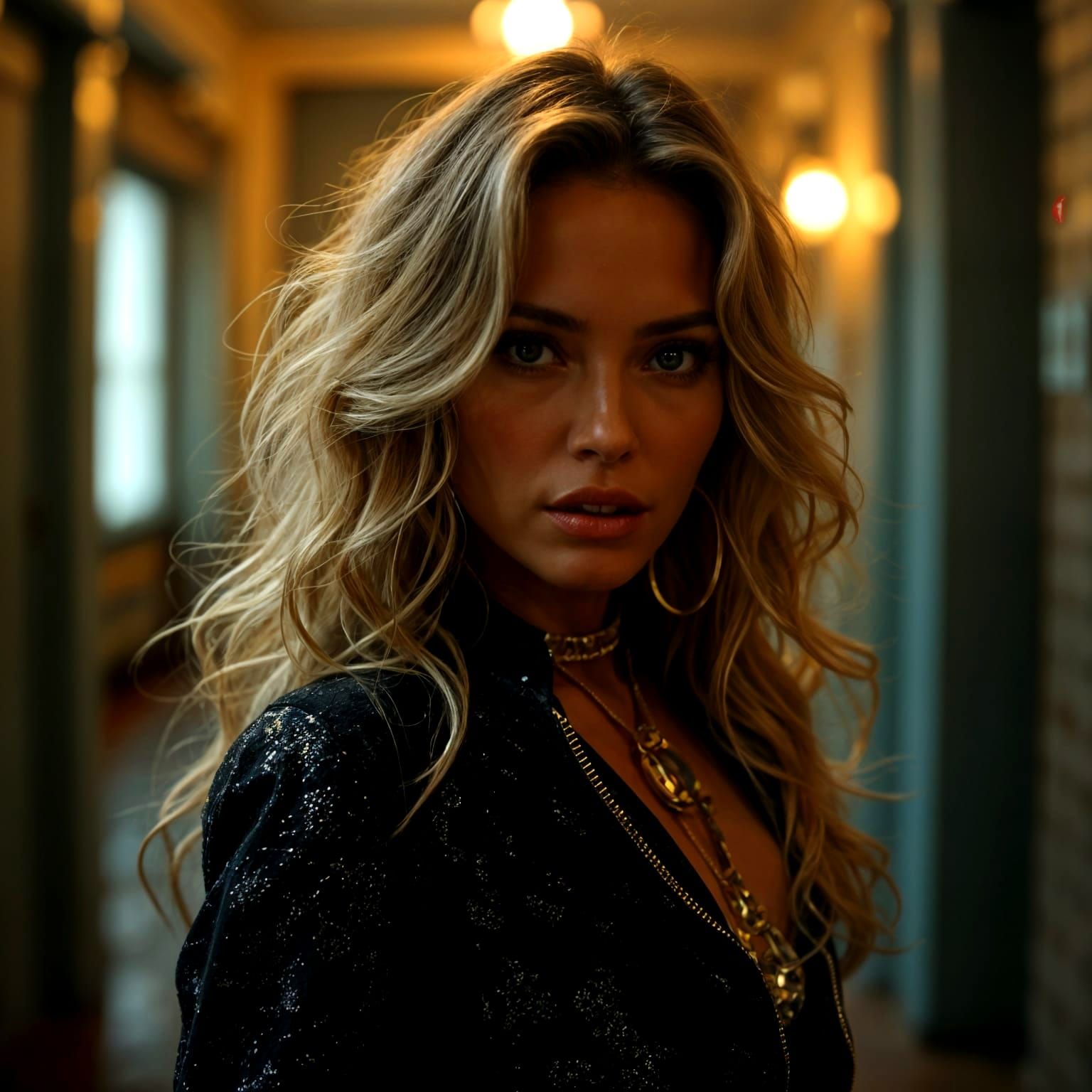 Michelle Pfeiffer White Gold Portrait