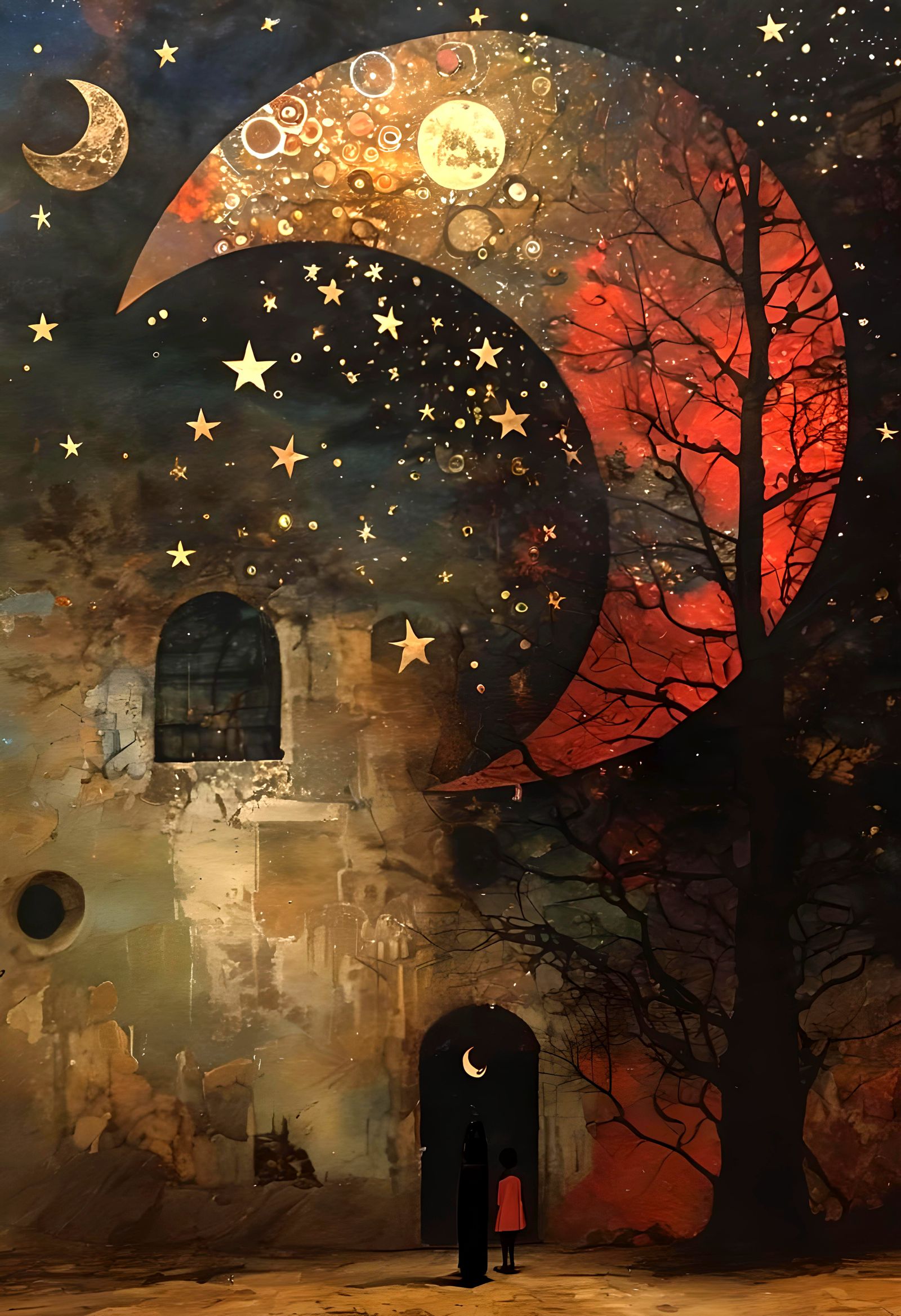 for the moon is where my heart is