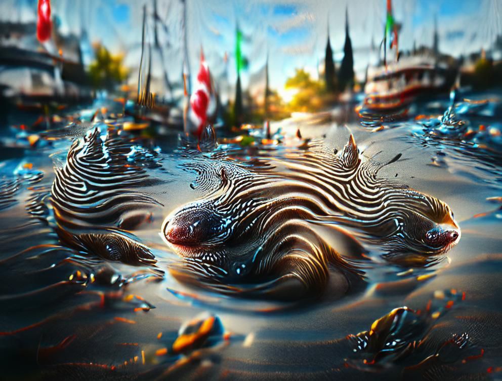 Detailed Water Ripples in High Definition