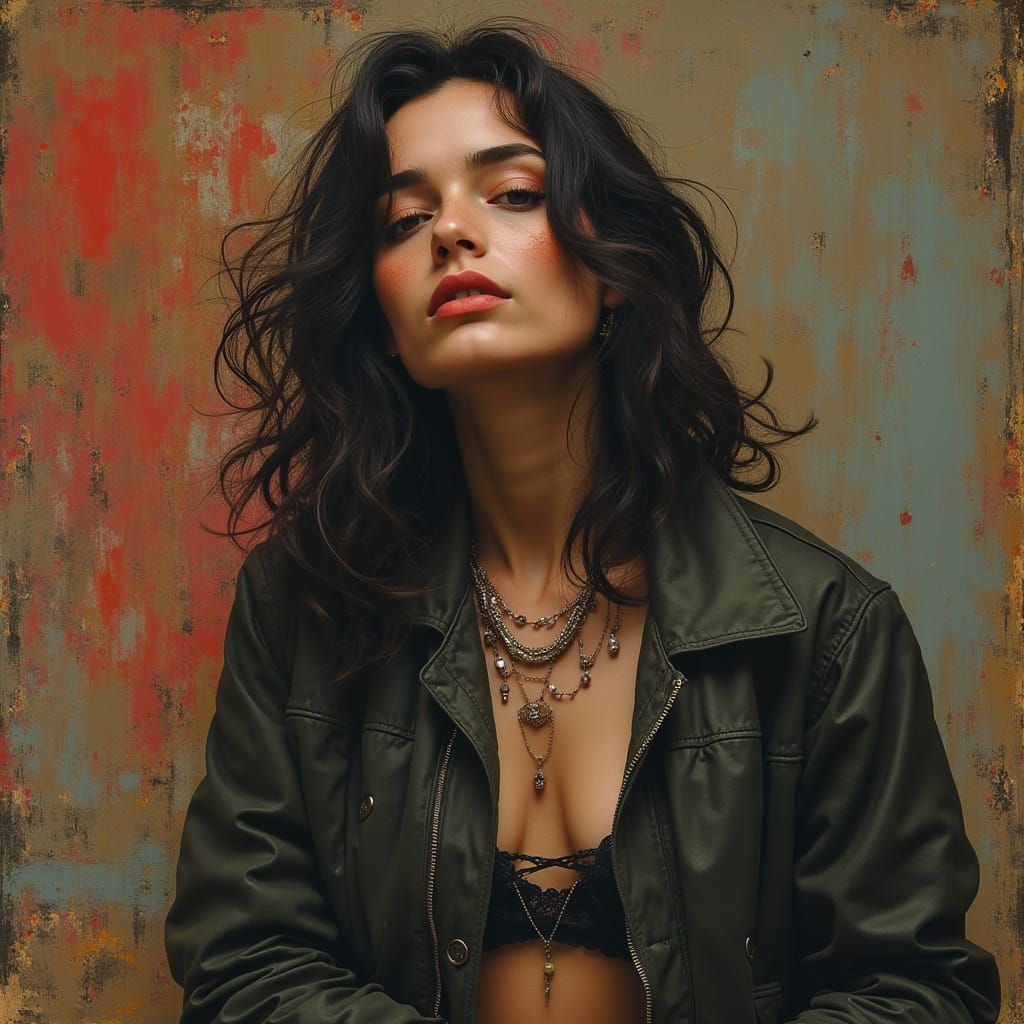 Vibrant Argentine Street Art in Expressionist Style