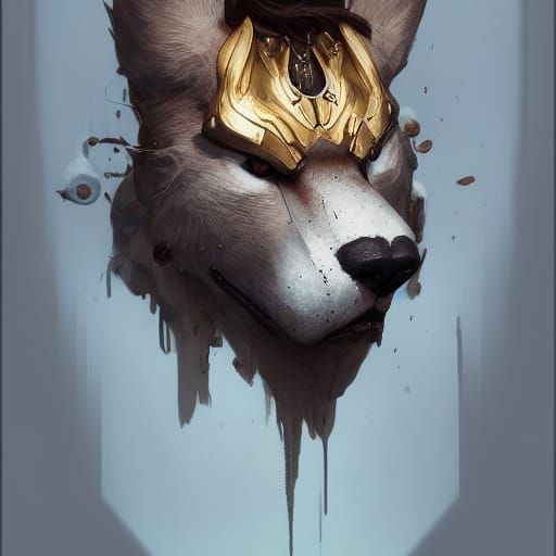 Detailed Fursuit Portrait in Volumetric Lighting