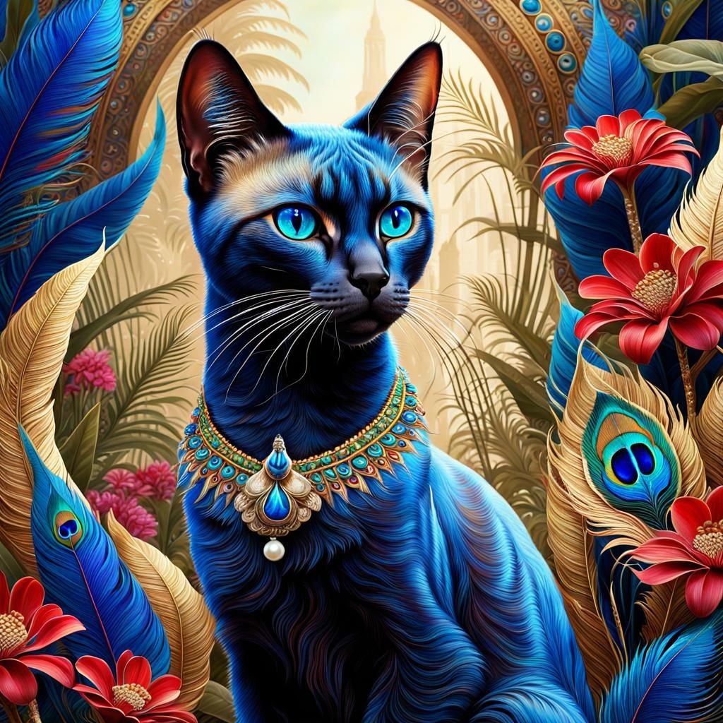 Cat Peacock Fantasy 10