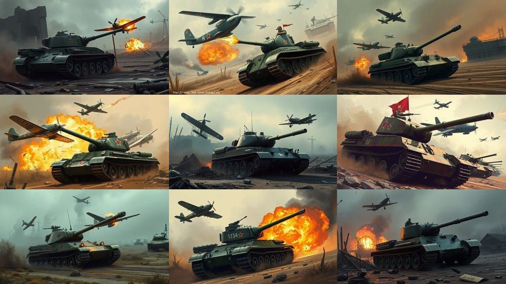 Tank Versus Plane: A Russian Military Standoff