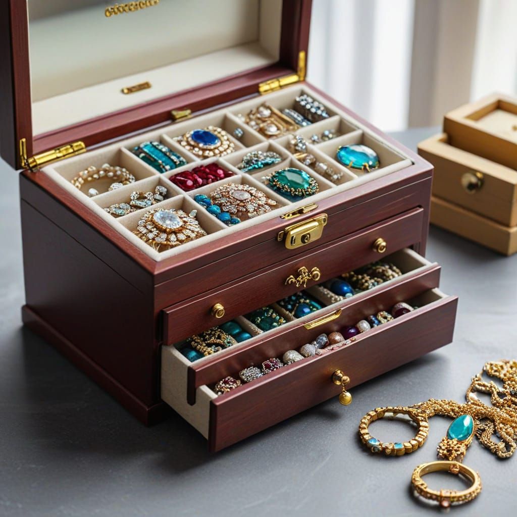 Jewelry Box Overflowing with Jewels