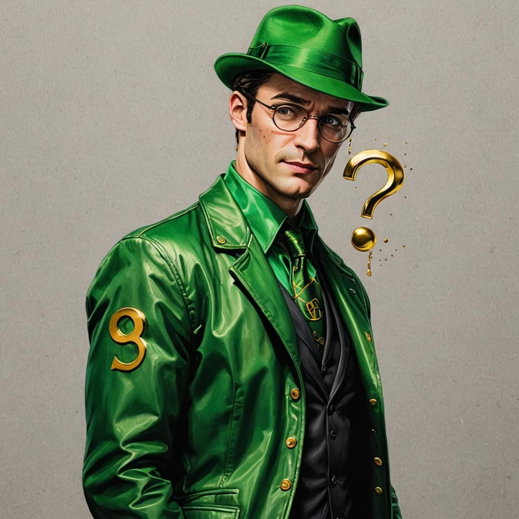 question mark | edward_NYGMA is the_riddler character of ser...