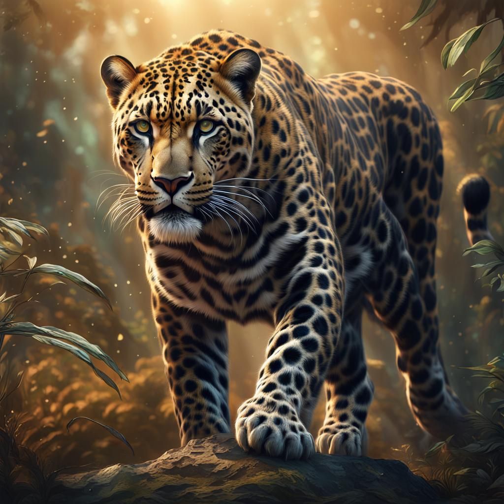 Hybrid Panther Creature Concept Art
