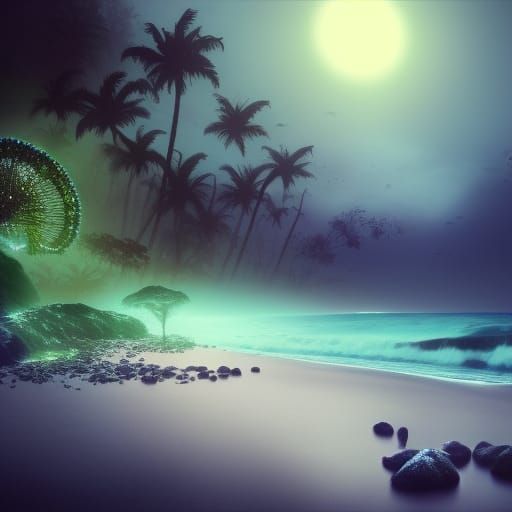 epic dendritic black sandEpic cinematic brilliant stunning intricate meticulously detailed dramatic atmospheric maximal...