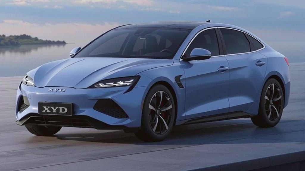 Sleek BYD Sedan in Modern Automotive Design