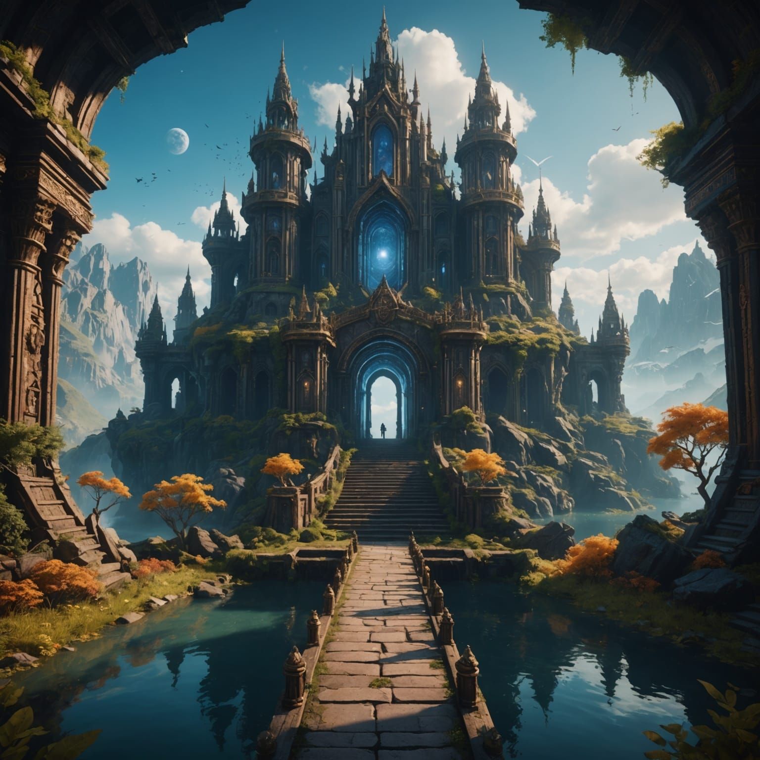 Fantastical Matte Painting: Stepping into Infinity