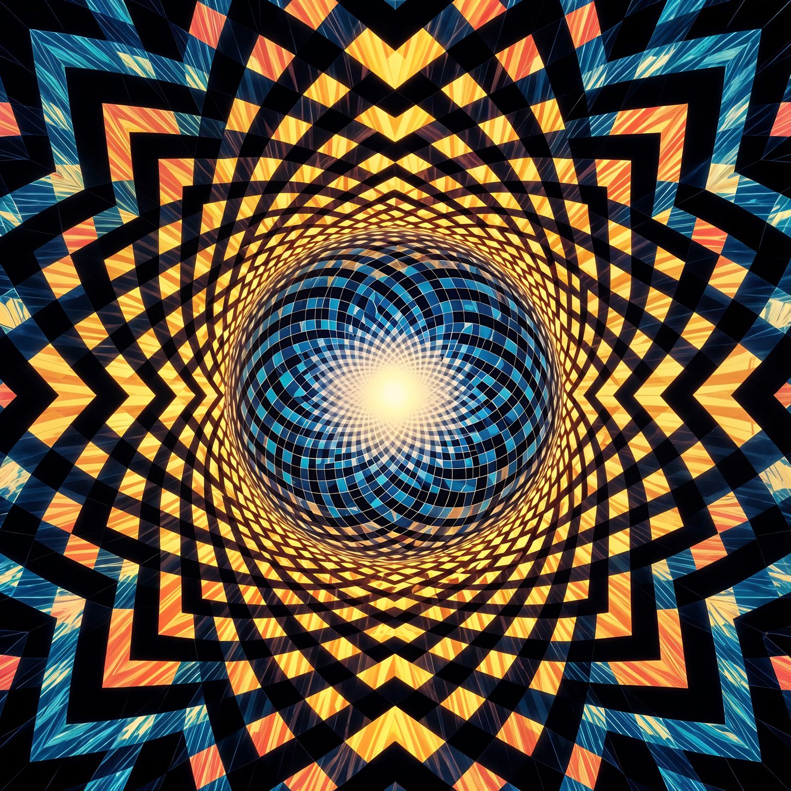 Surreal Moiré Illusion Reveals Rotating Sphere