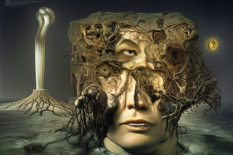 Xenomorph in Amber: Hyperrealistic Venetian Glass Art