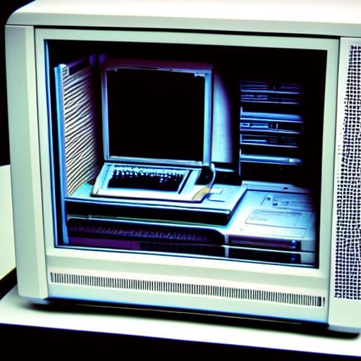 Vintage Computer Running Windows 98