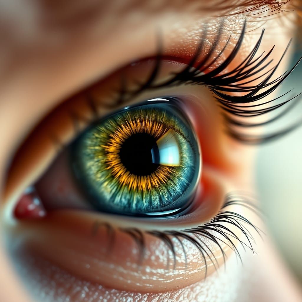 Exquisite Human Eyes in Ultra-HD Hyperrealism