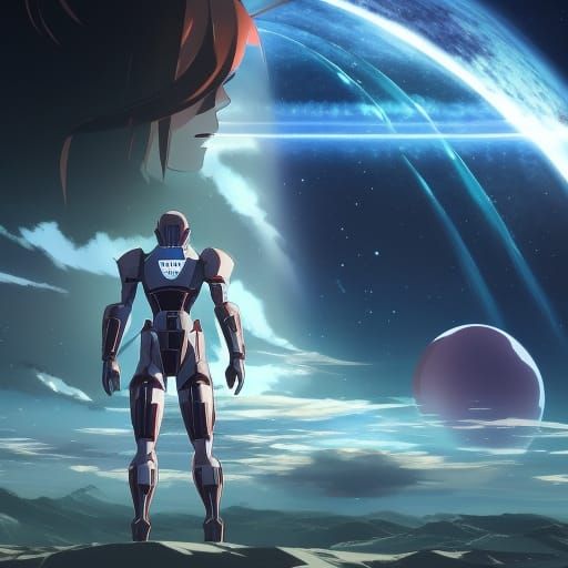 Mass Effect in Studio Ghibli Anime Style