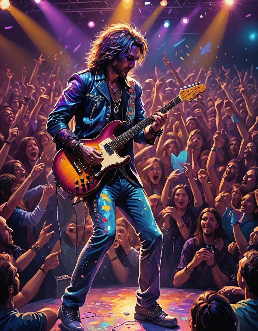 Guitar Hero: AI Interpretation