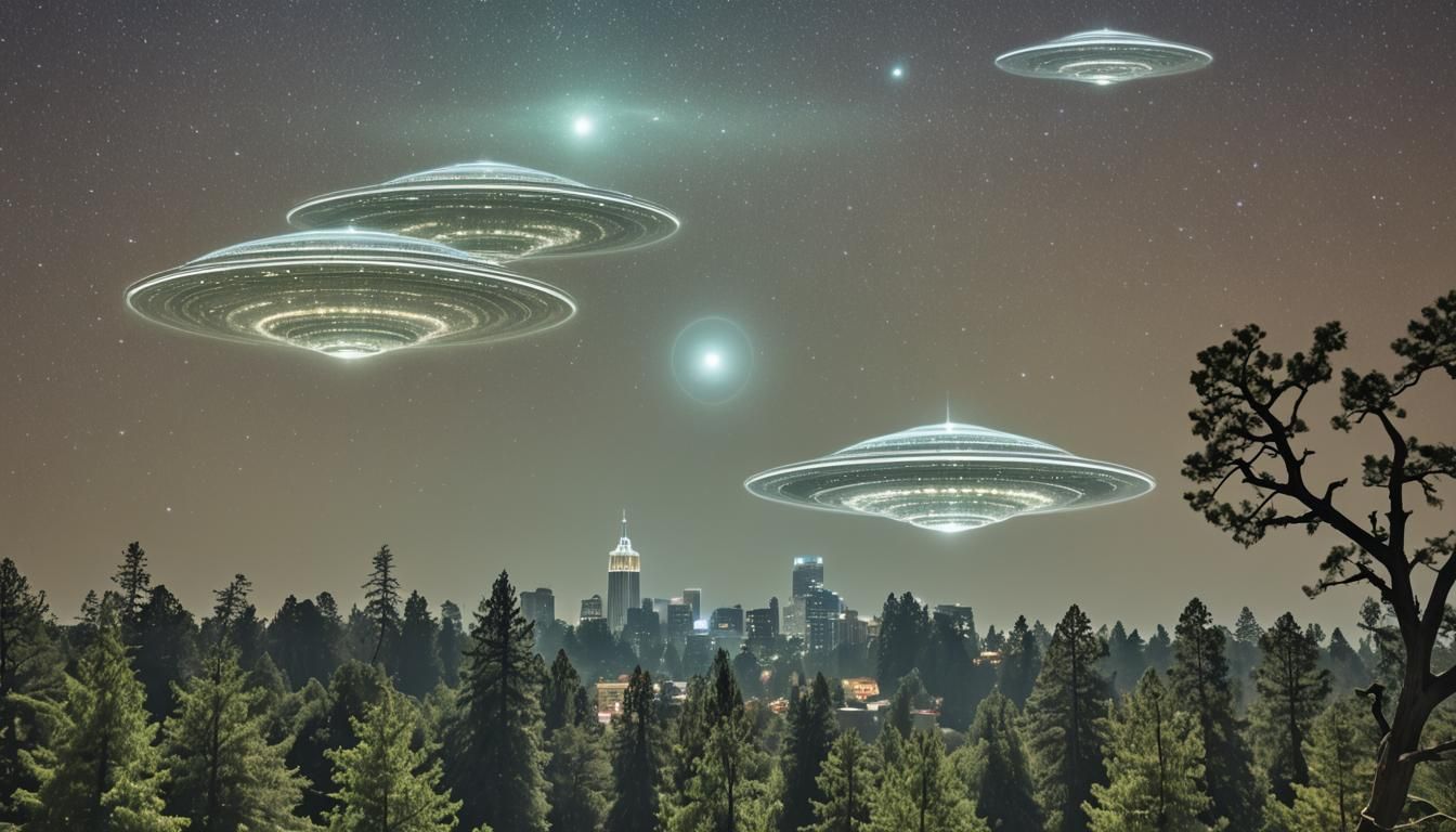 Galactic Federation UFOs: A Double Exposure Vision