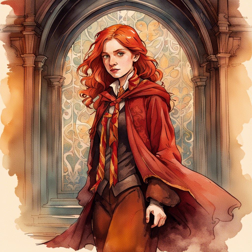 Ginny Weasley | Ink Painting
