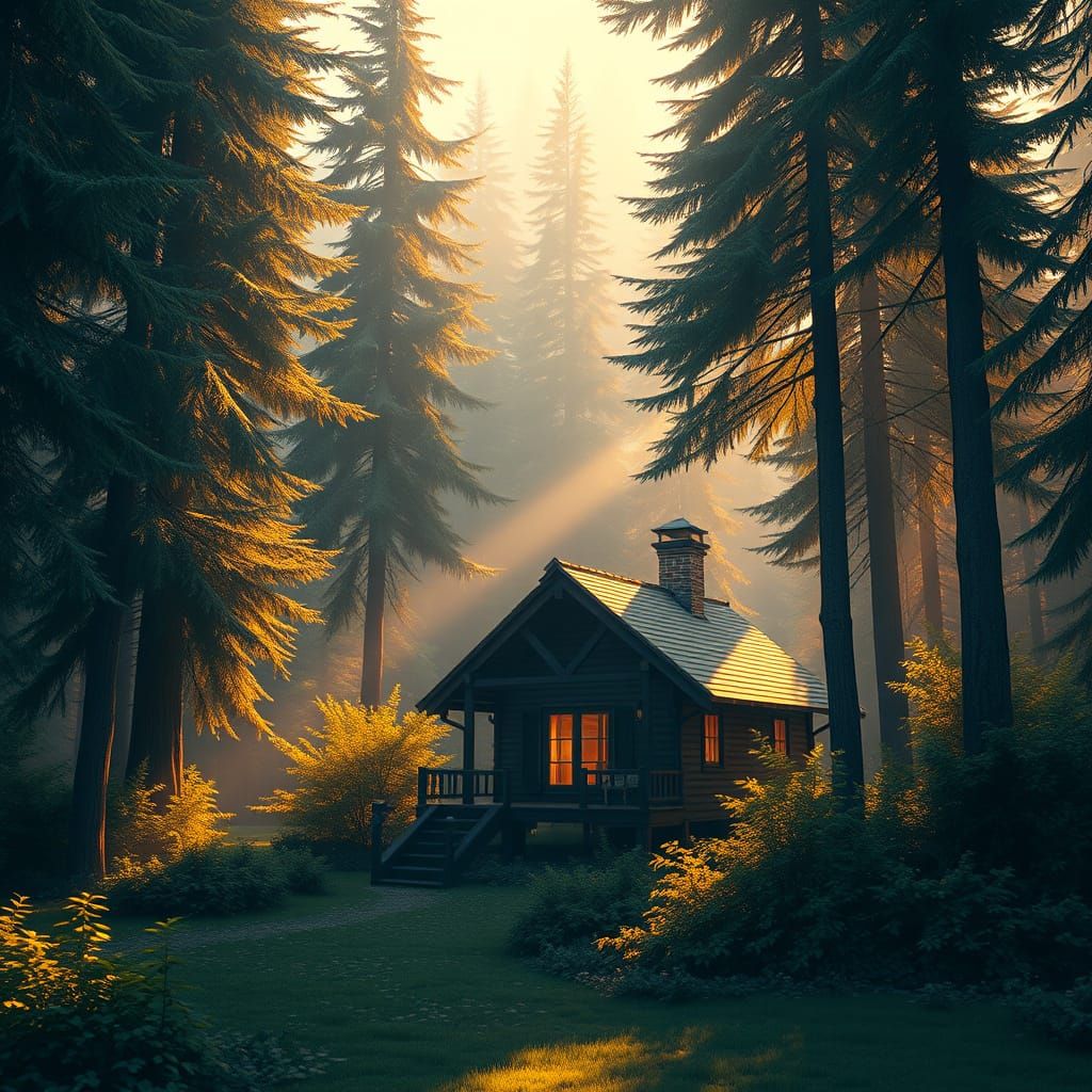 An Idyllic Cabin Site