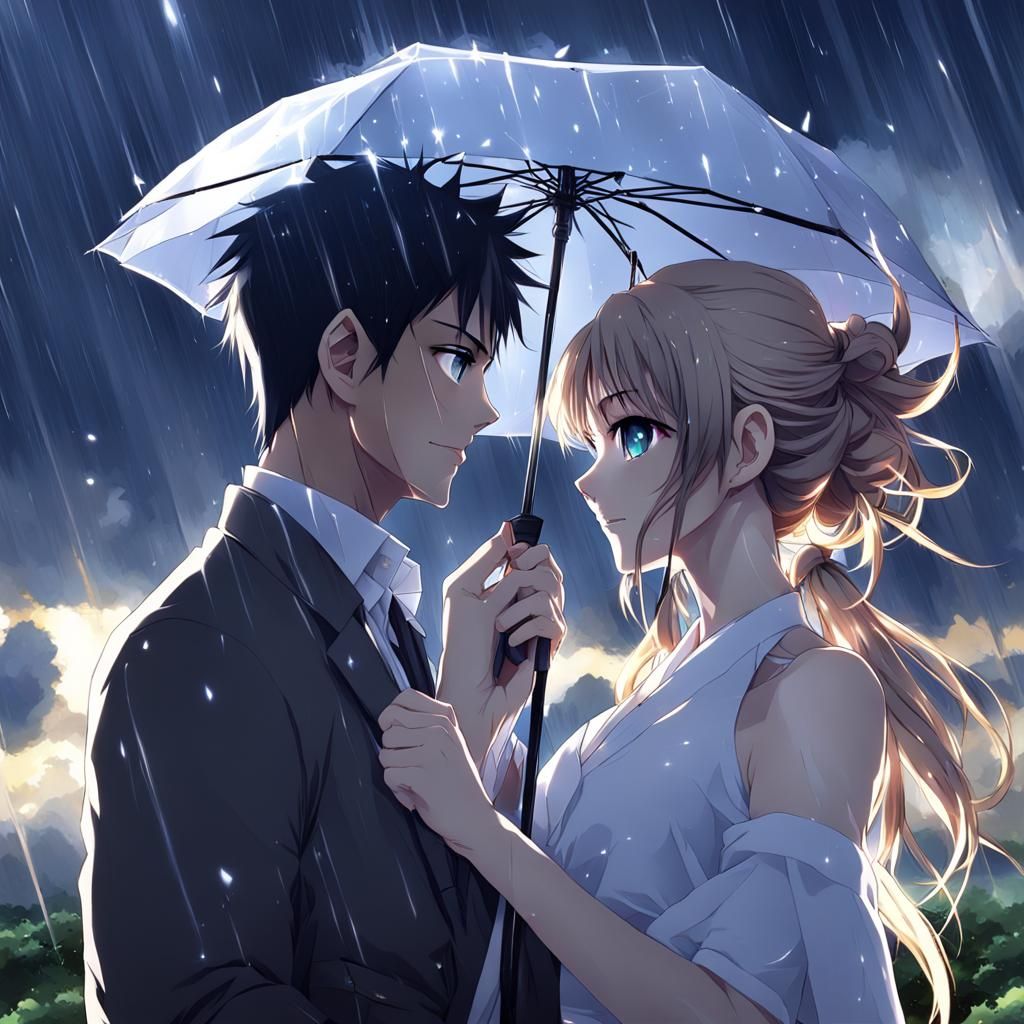 Anime Girl's Honeymoon in a Lightning Storm