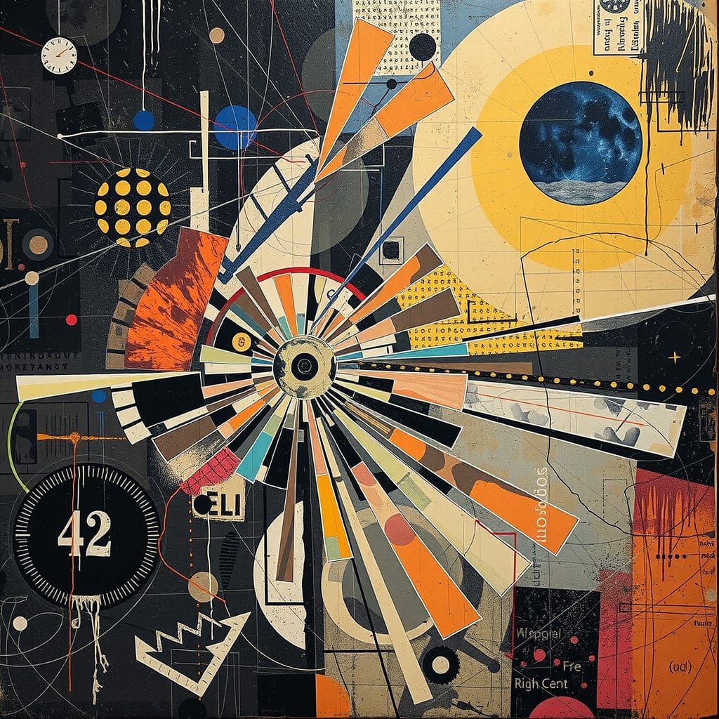 Surreal Infinite Regression Photograph in Mixed Media