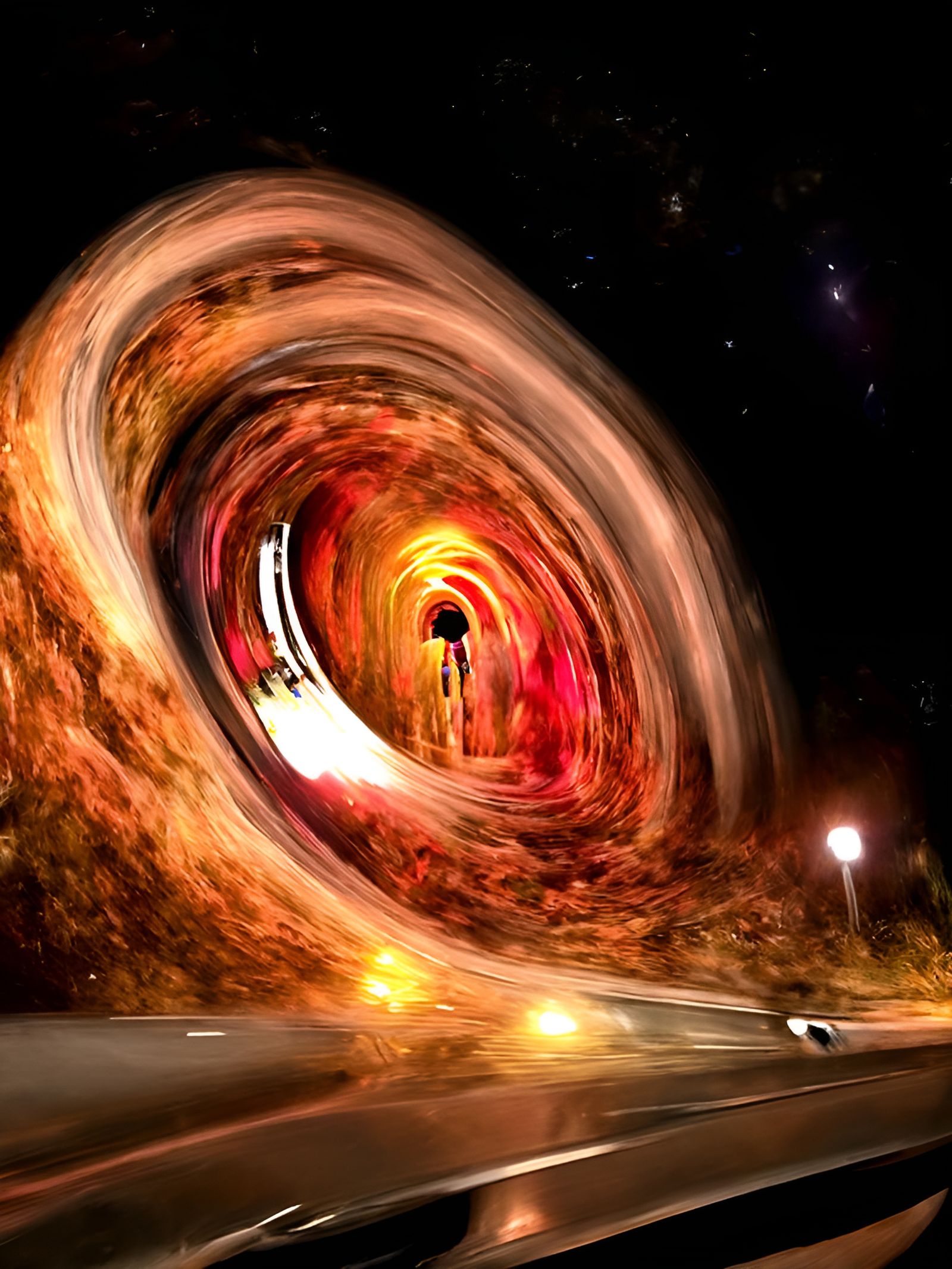Surreal Wormhole Creates a Portal