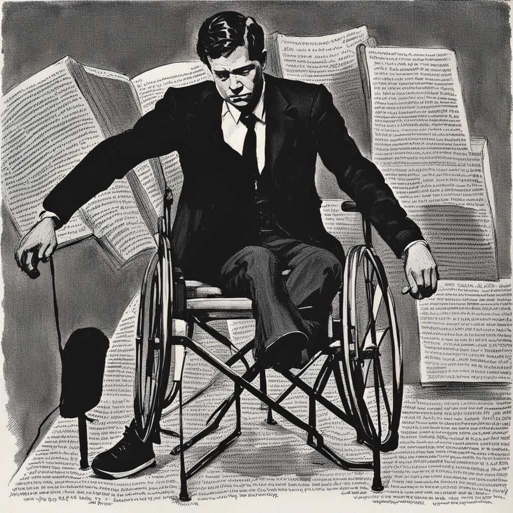 Surreal Digital Art: Struggle with Physical Weakness